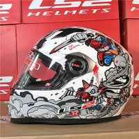 LS2 FF358 Motorcycle Full Face Racing Helmet