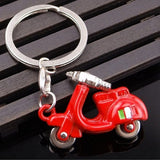 3D Motorcycle Keychain For Ducati Vespa Suzuki Honda Yamaha Fiat Piagggio BMW Motorcycles Car Key Ring Creative Gift Car Styling