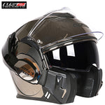 LS2 FF399 Valiant Motorcycle Convertible Flip up Modular Racing Helmet