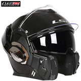 LS2 FF399 Valiant Motorcycle Convertible Flip up Modular Racing Helmet