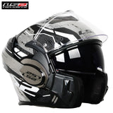 LS2 FF399 Valiant Motorcycle Convertible Flip up Modular Racing Helmet