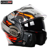 LS2 FF399 Valiant Motorcycle Convertible Flip up Modular Racing Helmet