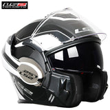 LS2 FF399 Valiant Motorcycle Convertible Flip up Modular Racing Helmet