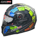 LS2 FF358 Full face motorcycle helmet high quality helmets urban city road racing