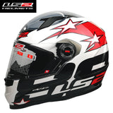 LS2 FF358 Full face motorcycle helmet high quality helmets urban city road racing