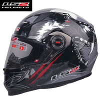 LS2 FF358 Full face motorcycle helmet high quality helmets urban city road racing