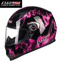 LS2 FF358 Full face motorcycle helmet high quality helmets urban city road racing