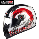 LS2 FF358 Full face motorcycle helmet high quality helmets urban city road racing