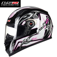 LS2 FF358 Full face motorcycle helmet high quality helmets urban city road racing