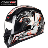 LS2 FF358 Full face motorcycle helmet high quality helmets urban city road racing