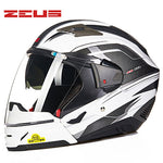 ZEUS DOT Modular Helmet Motorcycle  Full Face Open Face Helmet