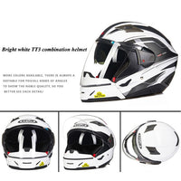 ZEUS DOT Modular Helmet Motorcycle  Full Face Open Face Helmet