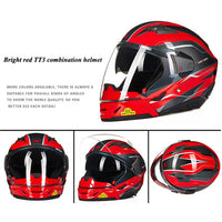 ZEUS DOT Modular Helmet Motorcycle  Full Face Open Face Helmet