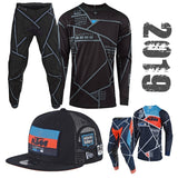 2019 TOP Motocross Gear Set Top ATV MX Moto Combos Off Road Motorcycle Jersey And Pant Include Team Cap ktm/gopro