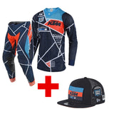 2019 TOP Motocross Gear Set Top ATV MX Moto Combos Off Road Motorcycle Jersey And Pant Include Team Cap ktm/gopro