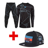 2019 TOP Motocross Gear Set Top ATV MX Moto Combos Off Road Motorcycle Jersey And Pant Include Team Cap ktm/gopro