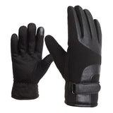 Fleece Lined Motorcycle Gloves Waterproof Guantes Moto Touch Screen Warm Winter Glove Windproof Gloves Motorcycle Black Grey