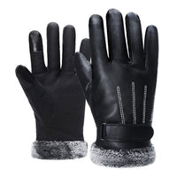 Fleece Lined Motorcycle Gloves Waterproof Guantes Moto Touch Screen Warm Winter Glove Windproof Gloves Motorcycle Black Grey