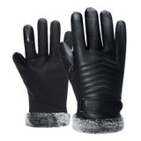 Fleece Lined Motorcycle Gloves Waterproof Guantes Moto Touch Screen Warm Winter Glove Windproof Gloves Motorcycle Black Grey