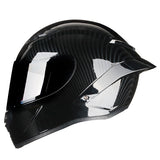 Carbon Fiber Full Face Motorcycle Helmet DOT Approved