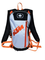 New for KTM water bag backpack riding off-road motorcycle racing bag backpack outdoor multi-function bag black / white