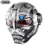 ironman Racing Motorcycle Helmet Full Face Flip-up Soman 515