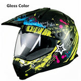 Motorcycle double lens Off Road Helmet