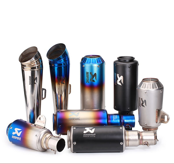 51MM Inlet Motorcycle Exhaust Muffler Pipe For Akrapovic Honda Kawasaki Yamaha KTM DUCATI ATV R1 R3 R6 with DB killer