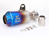 51MM Inlet Motorcycle Exhaust Muffler Pipe For Akrapovic Honda Kawasaki Yamaha KTM DUCATI ATV R1 R3 R6 with DB killer