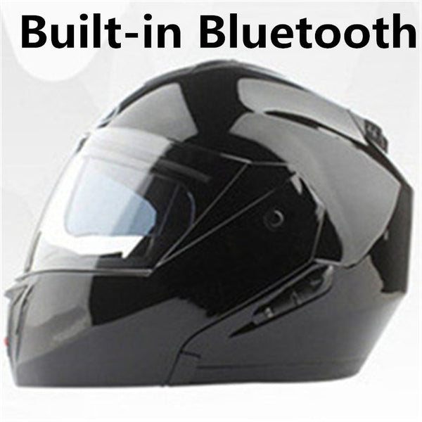 Bluetooth Motorcycle Helmet Built in Intercom System Dot Standard Helmet  Riders