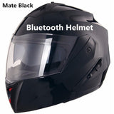 Bluetooth Motorcycle Helmet Built in Intercom System Dot Standard Helmet  Riders