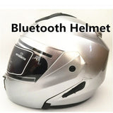 Bluetooth Motorcycle Helmet Built in Intercom System Dot Standard Helmet  Riders