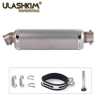 Universal Motorcycle Exhaust Muffler Pipe GROM/MSX125SF Ape100 NSF100 XR50Motard Ape50 CBR250RR FTR223 CBR250R CBR150R RVF400