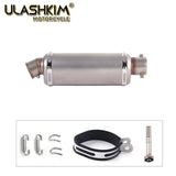 Universal Motorcycle Exhaust Muffler Pipe GROM/MSX125SF Ape100 NSF100 XR50Motard Ape50 CBR250RR FTR223 CBR250R CBR150R RVF400