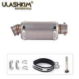 Universal Motorcycle Exhaust Muffler Pipe GROM/MSX125SF Ape100 NSF100 XR50Motard Ape50 CBR250RR FTR223 CBR250R CBR150R RVF400