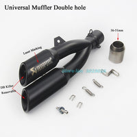 Universal Motorcycle Exhaust Muffler Pipe For TRK502 NMAX CB650f NC750x Moto Escape With DB Killer For most motorcycle ATV