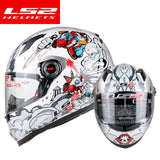 LS2 FF358 Full face motorcycle helmet high quality helmets urban city road racing