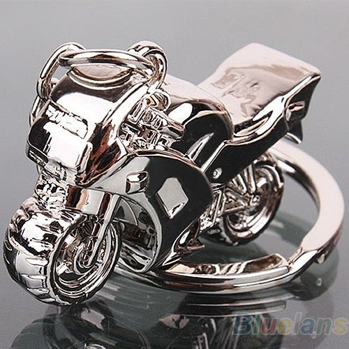 Fashion Men Cool Motorcycle Pendant Alloy Keychain Key Ring Key Chain Gift