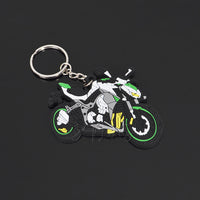 Motorcycle Model Rubber Keychain Key Ring Keyring Key Chain For Yamaha Kawasaki Suzuki BMW Honda GSX-R VR 46 Styling Accessories