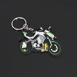 Motorcycle Model Rubber Keychain Key Ring Keyring Key Chain For Yamaha Kawasaki Suzuki BMW Honda GSX-R VR 46 Styling Accessories