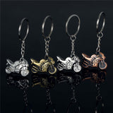 2018 Classic 3D simulation model of Motorcycle Keychains Rings Metal Holder key chain Keyring For Man Women High Quality Gift