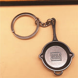 PUBG Car Motorcycle Key Chain Battlefield Keychain Helmet 98K Gun Alloy Keychain Llavero Moto Coche Car Key Ring Accessories